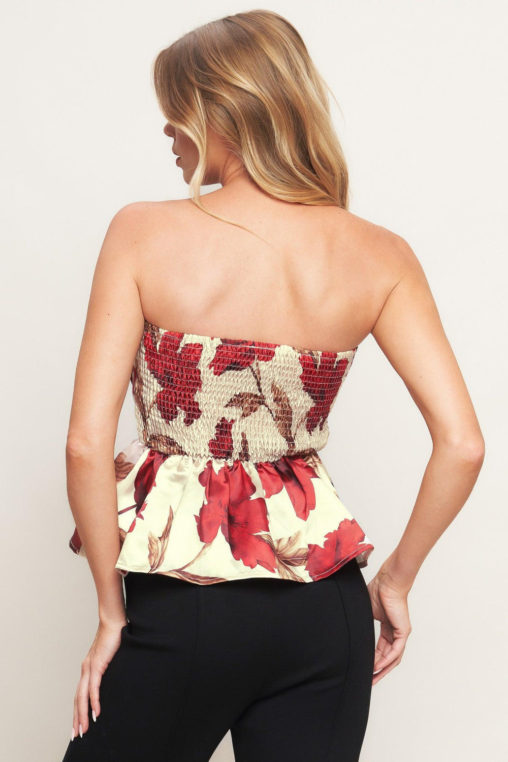 Holiday Blossom Woven Top from KADOU Boutique