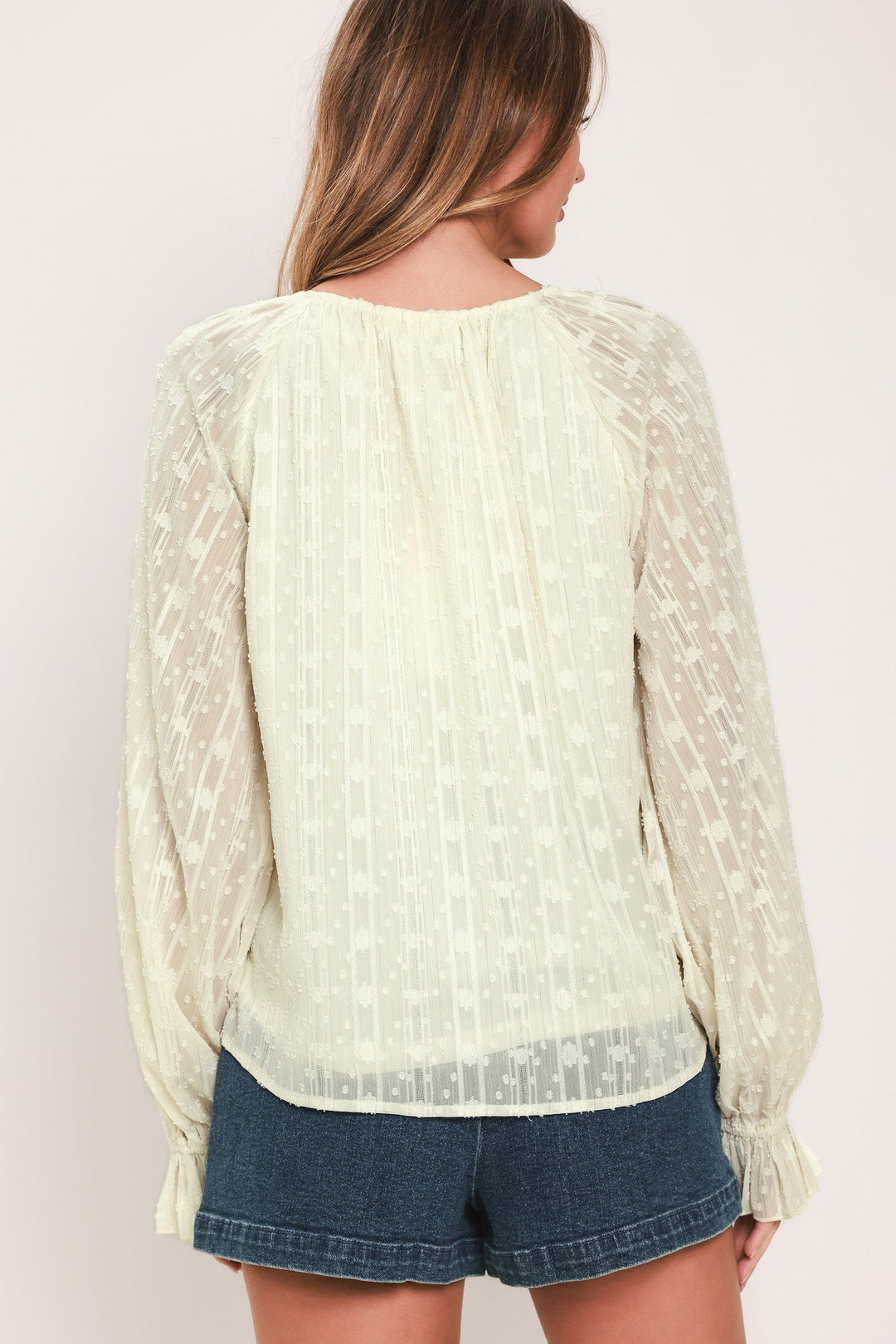 MILK &amp; MOONLIGHT WOVEN TOP