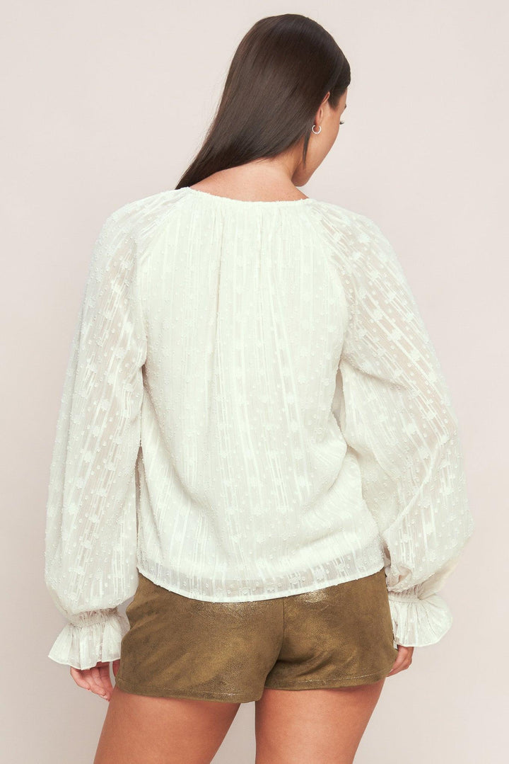 Milk &amp; Moonlight Woven Top from KADOU Boutique