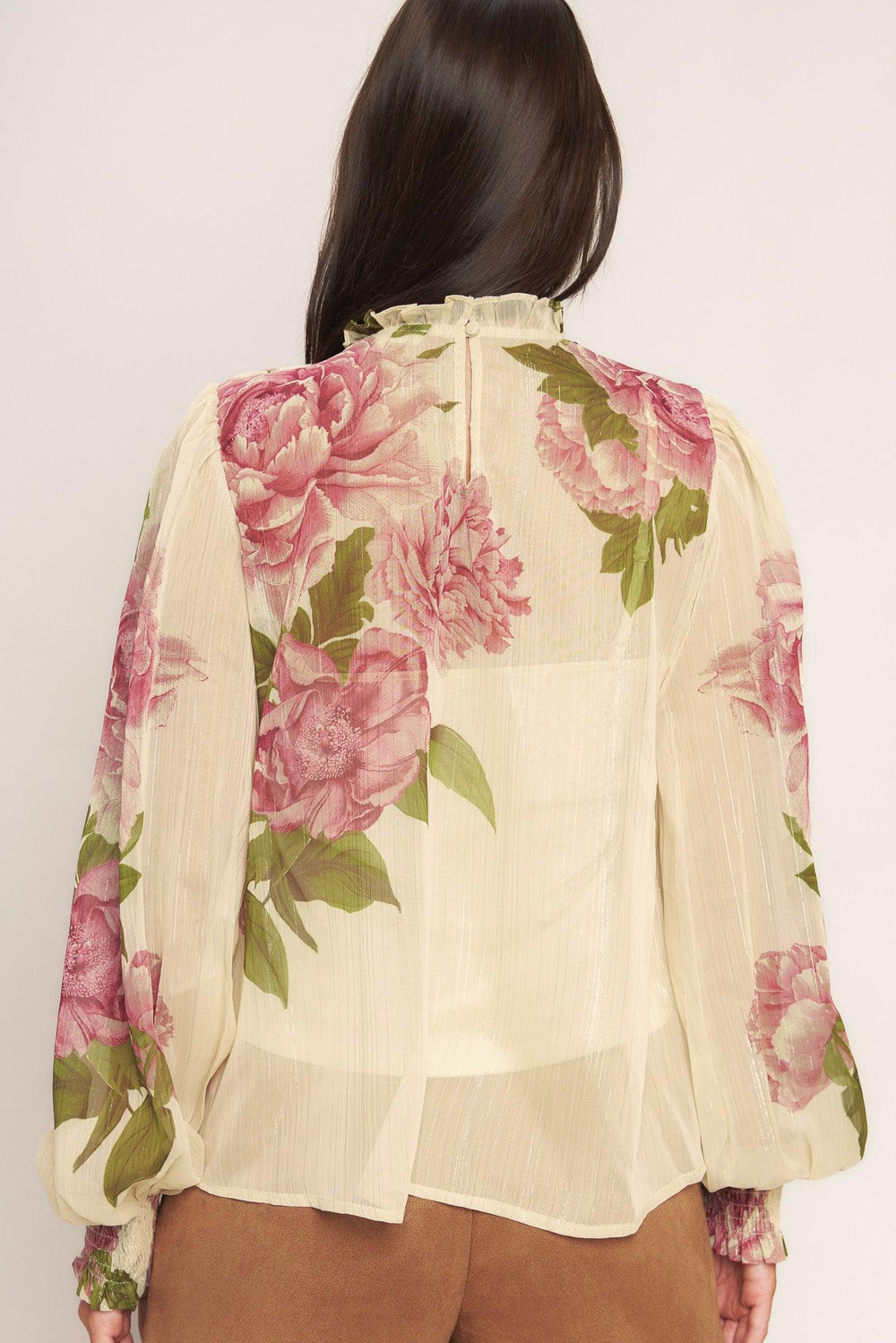 Romantic Heritage Woven Top from KADOU Boutique