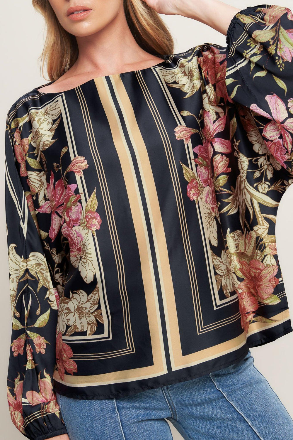 Royal Tapestry Woven Top from KADOU Boutique