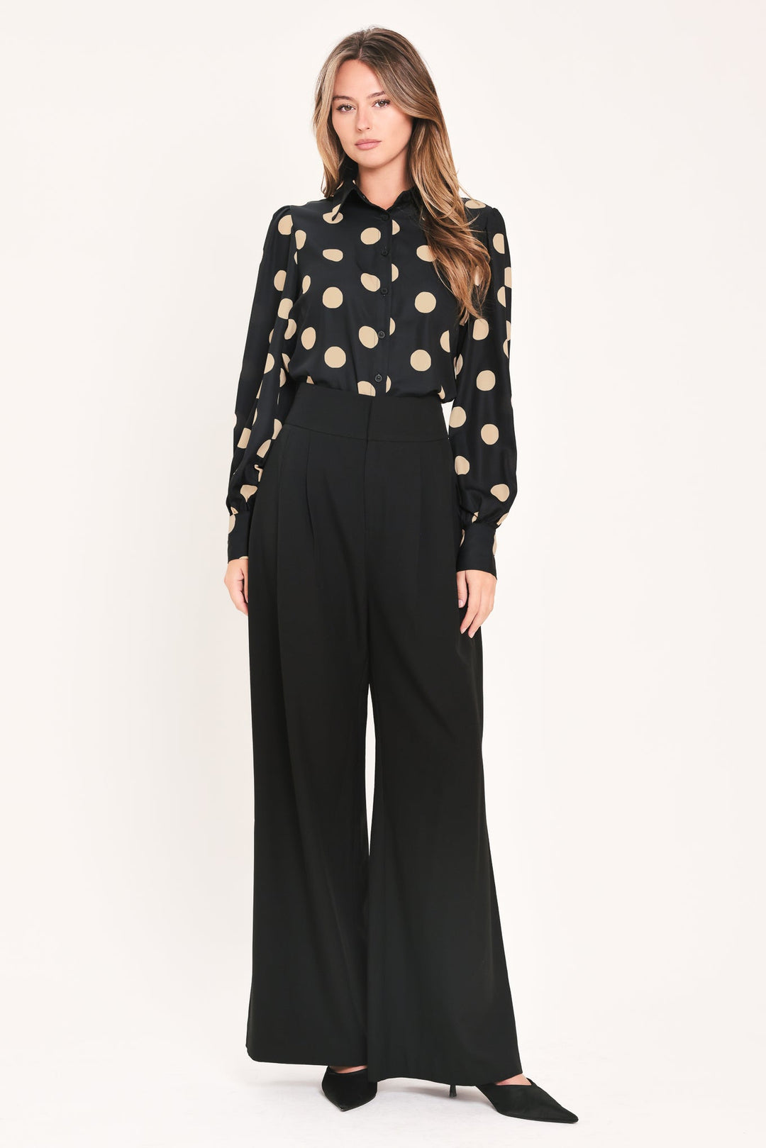 Urban Circles Woven Top from KADOU Boutique