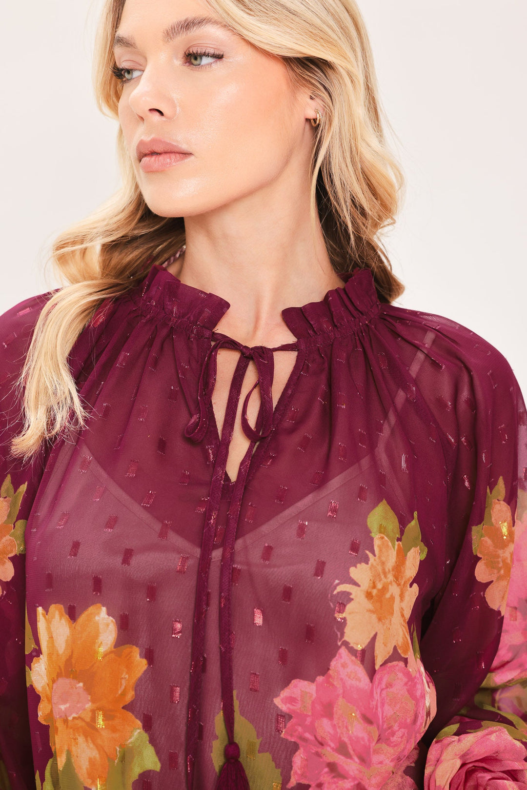 Flora Romantica Woven Top from KADOU Boutique