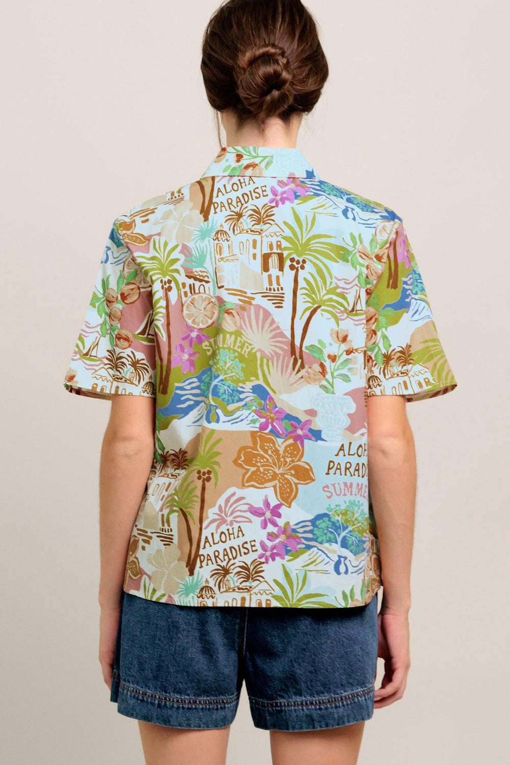 Sunshine Getaway Woven Top from KADOU Boutique