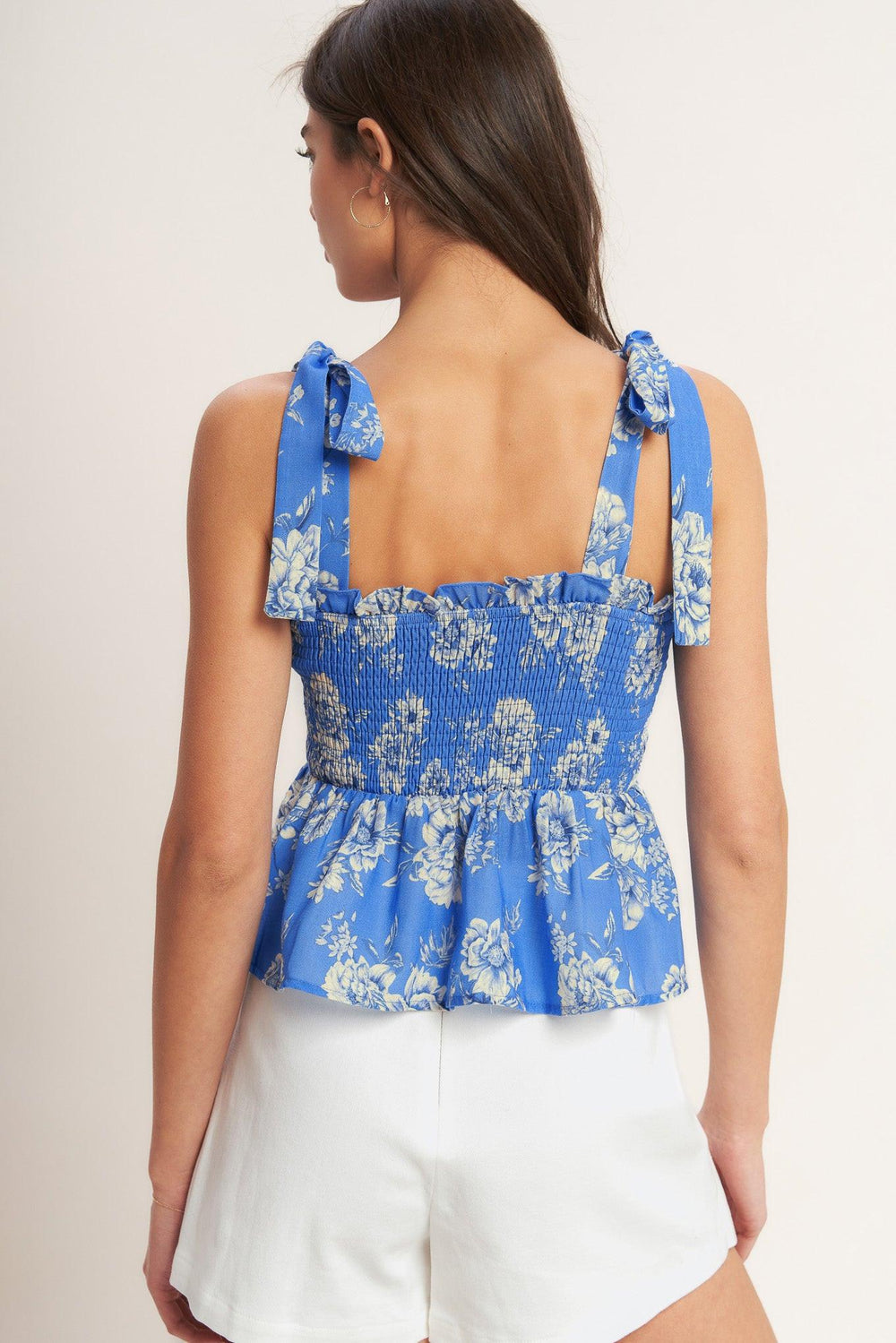 Romantic Blue Palette Woven Top from KADOU Boutique