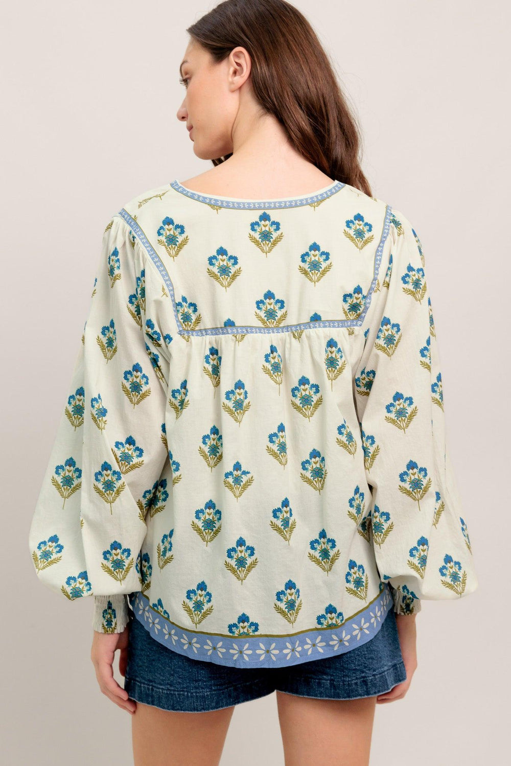 From Coffee Runs to Weekends Woven Top from KADOU Boutique