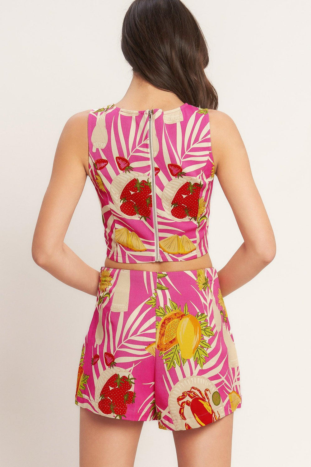 Arty Vacation Woven Top from KADOU Boutique
