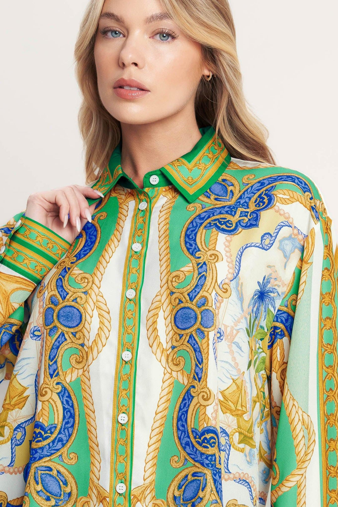 Vintage Heiress Woven Top from KADOU Boutique
