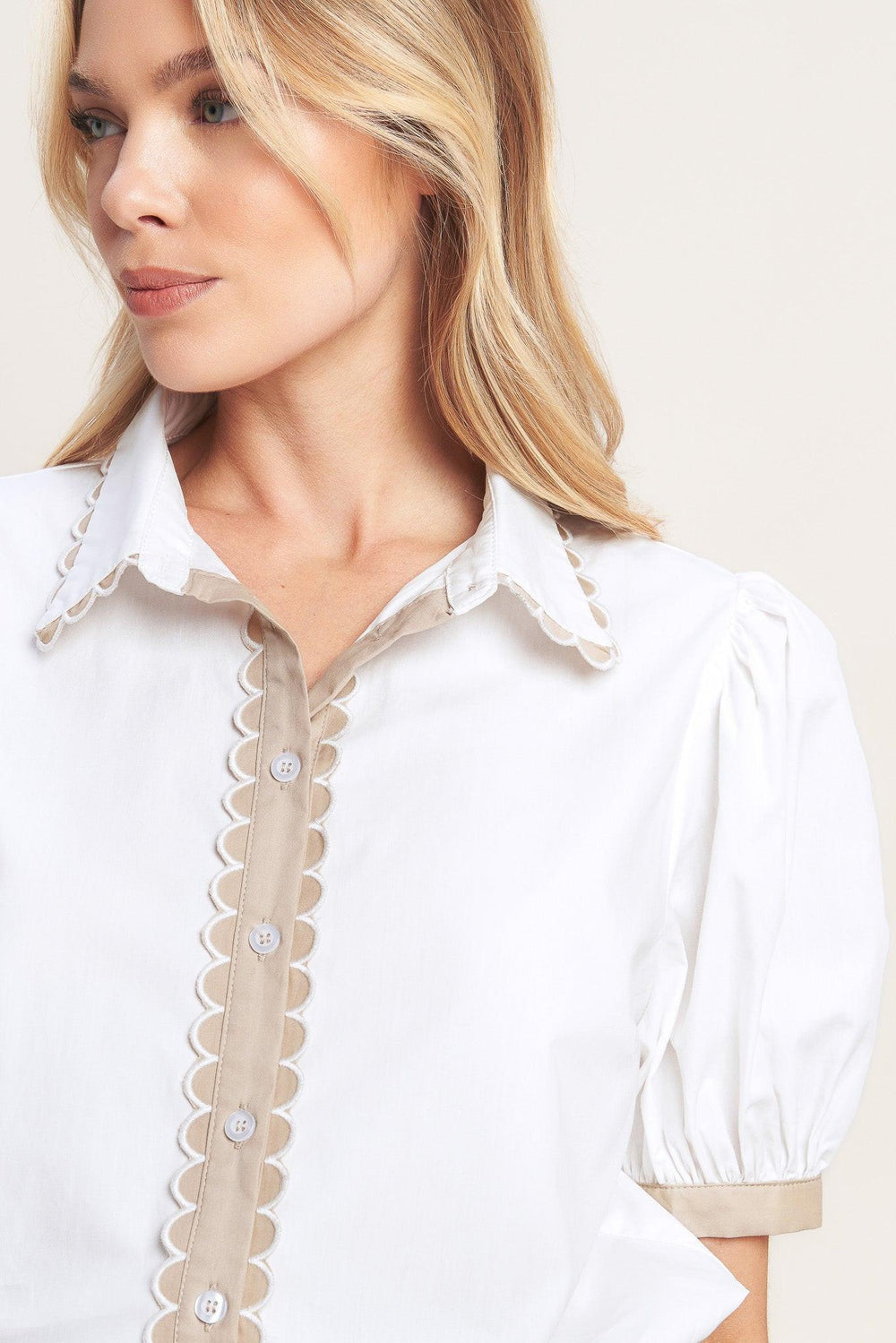Refined Day Woven Top from KADOU Boutique