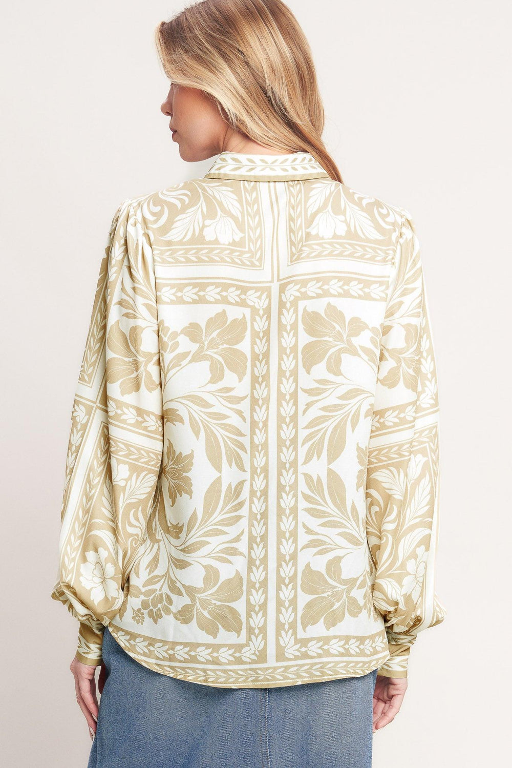 Palm Bazaar Woven Top from KADOU Boutique