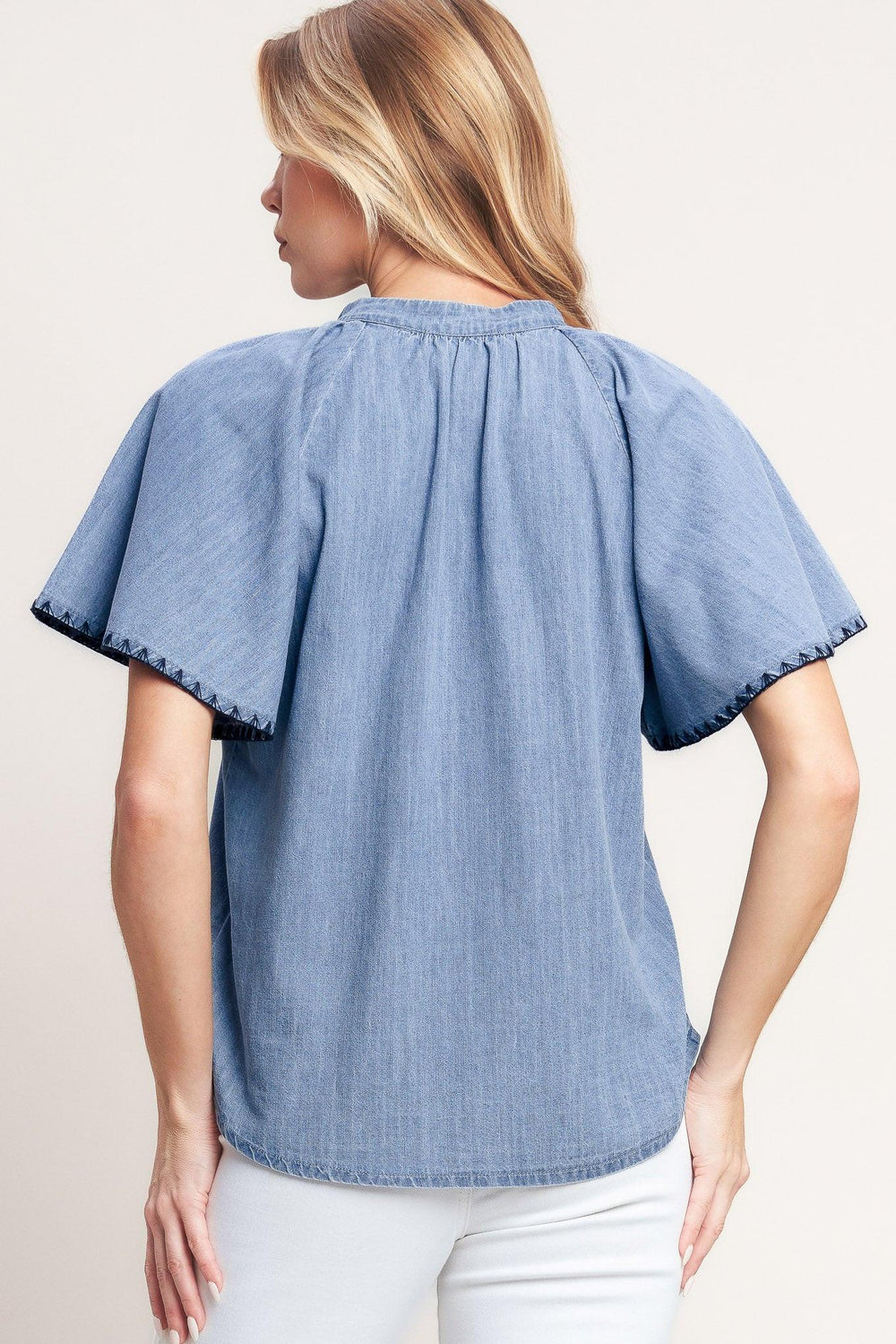 Weekend Wanderer Woven Top from KADOU Boutique