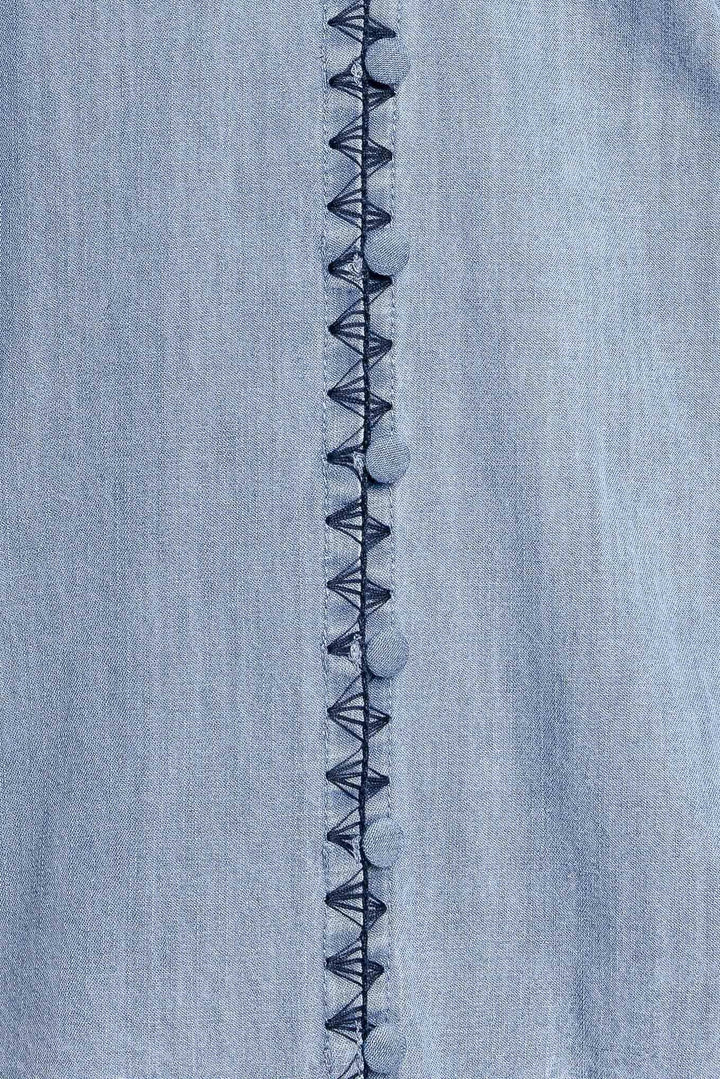 WEEKEND WANDERER WOVEN TOP