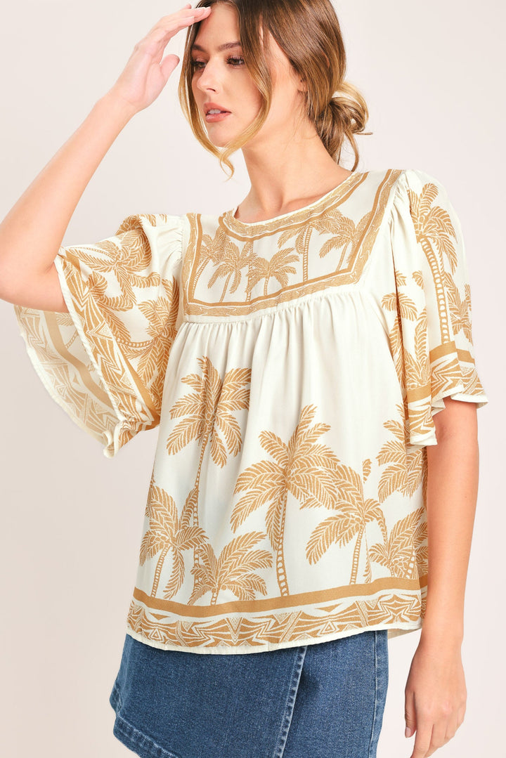 Breeze Story Woven Top from KADOU Boutique