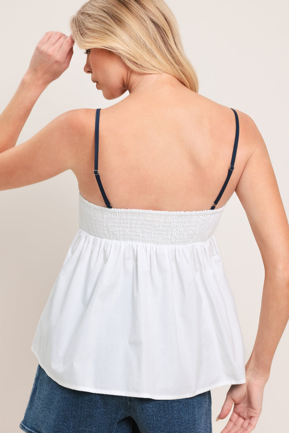 Sweet Whisper Woven Top from KADOU Boutique