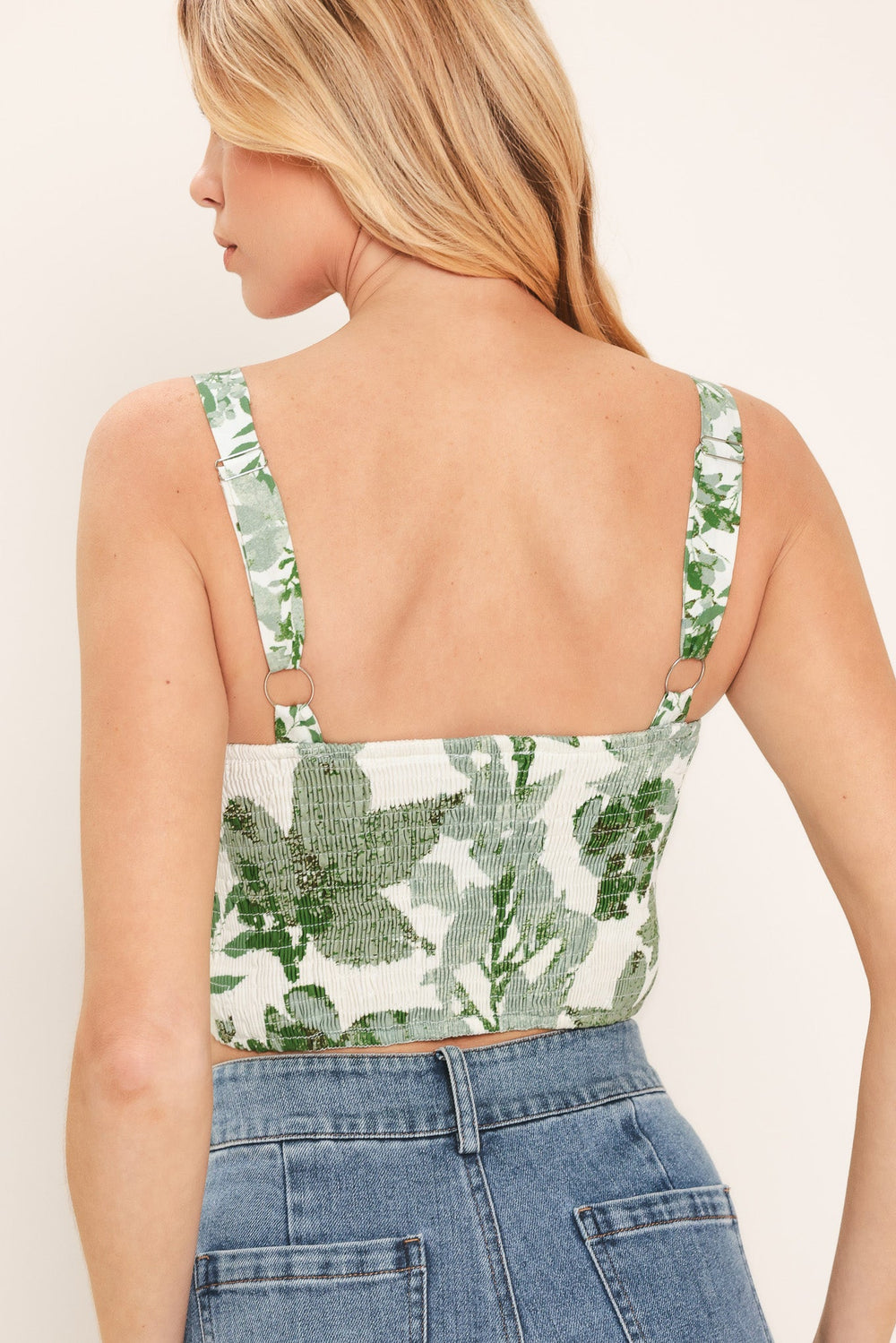 Greenhouse Romance Woven Bustier Top from KADOU Boutique
