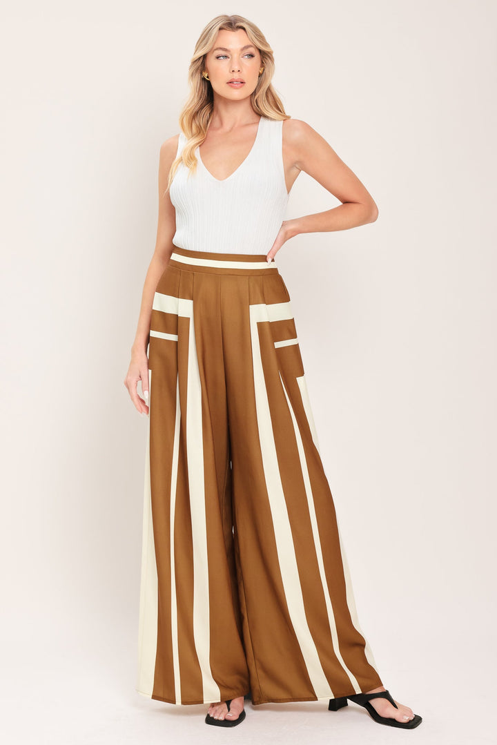 LUXE COAST WOVEN TOP AND PANT SET