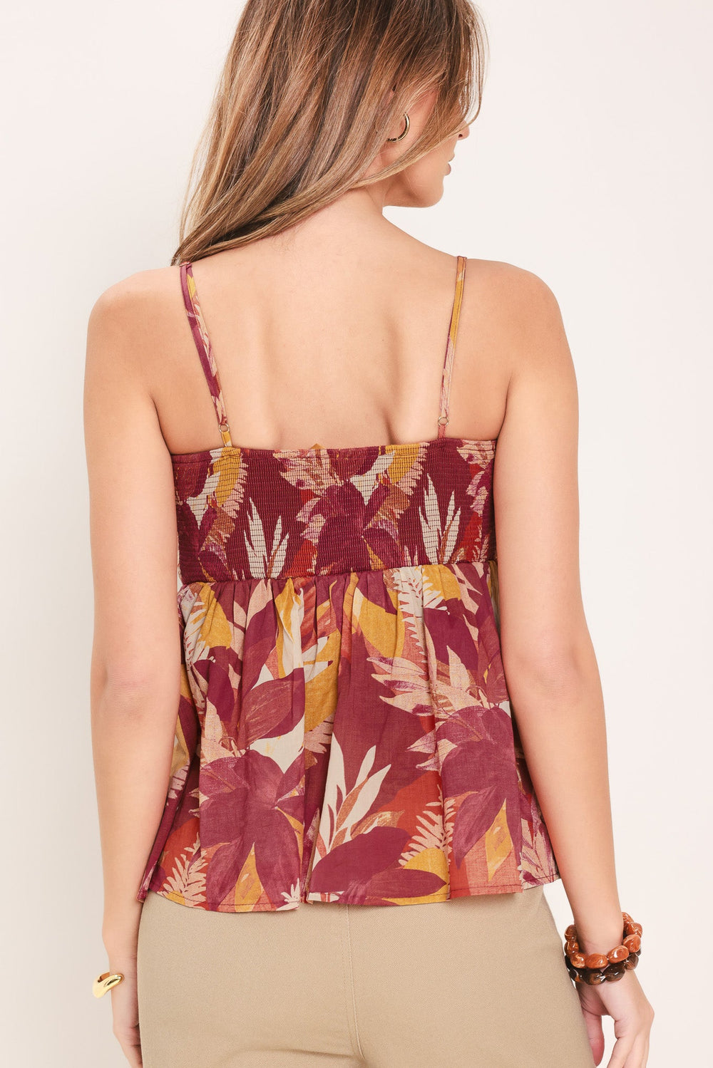 Resort Dream Palazzo Woven Top from KADOU Boutique