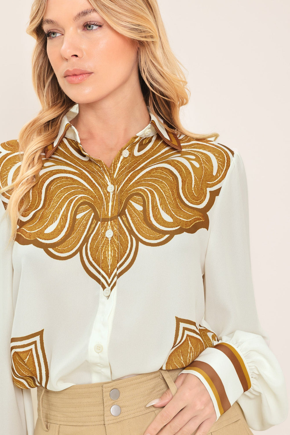 Desert Bloom Woven Top from KADOU Boutique