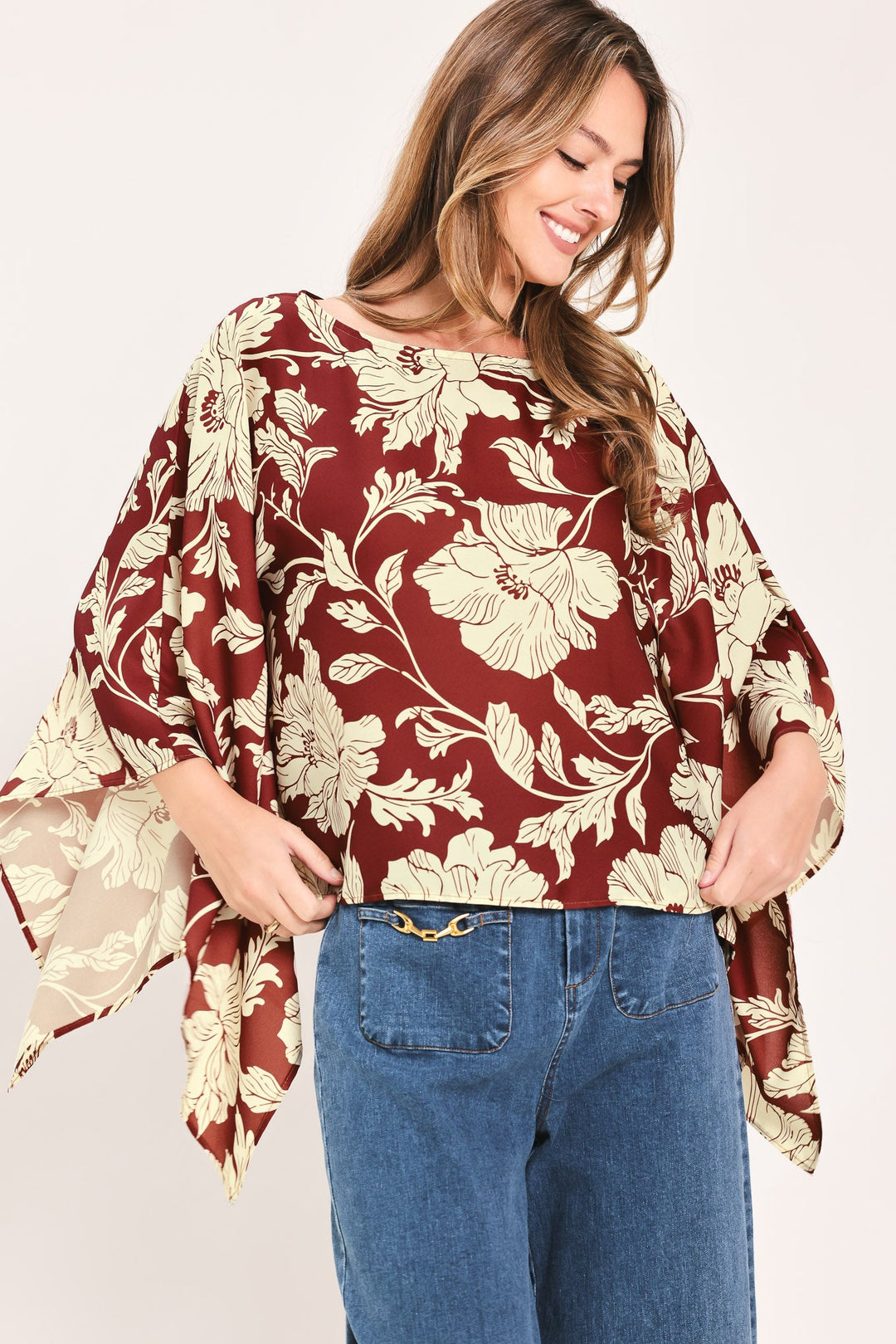 Ruby Vine Interlude Woven Top from KADOU Boutique
