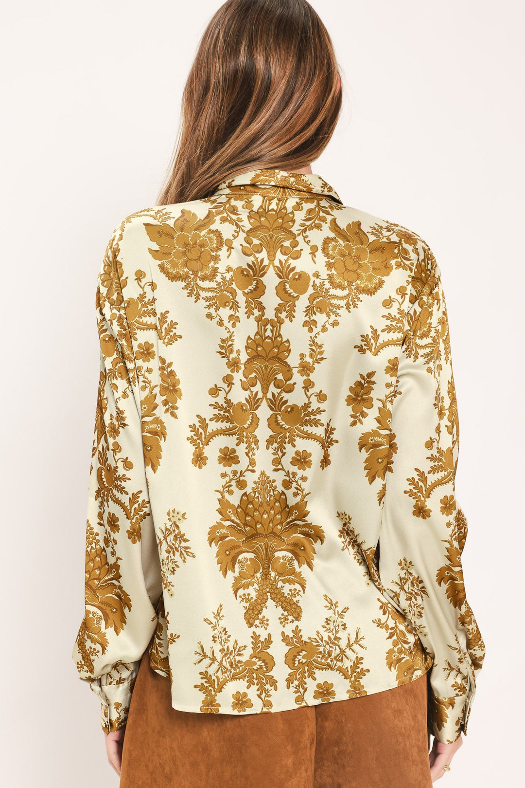 BAROQUE SUNSHINE WANDER WOVEN TOP