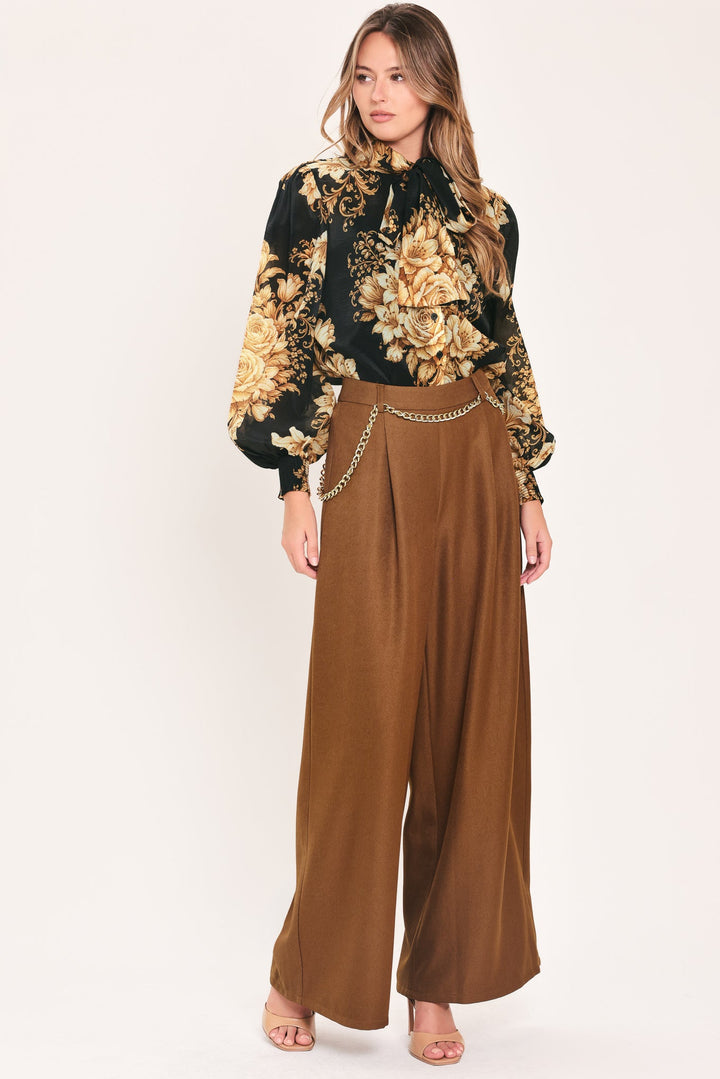 Moonlit Garden Bow Tie Blouse from KADOU Boutique