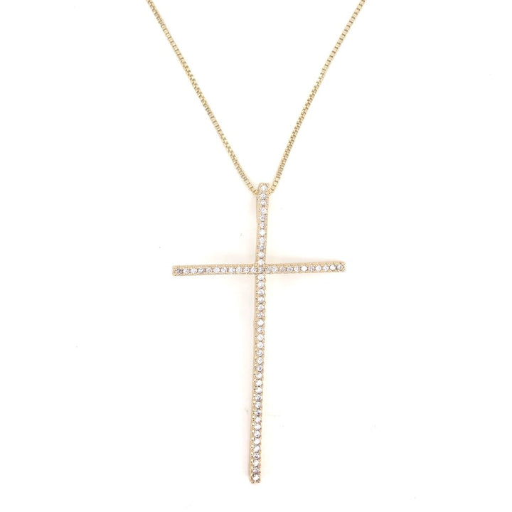 Moriah CZ Cross Necklace