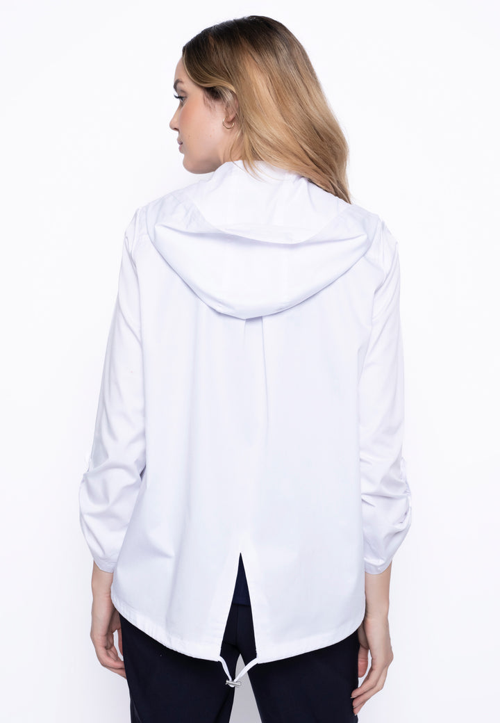 women's lightweight white jacket