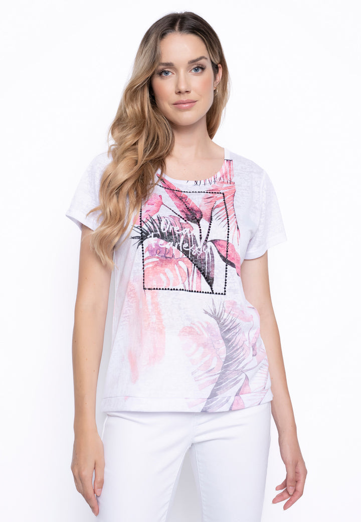 Embellished Printed T-Shirt