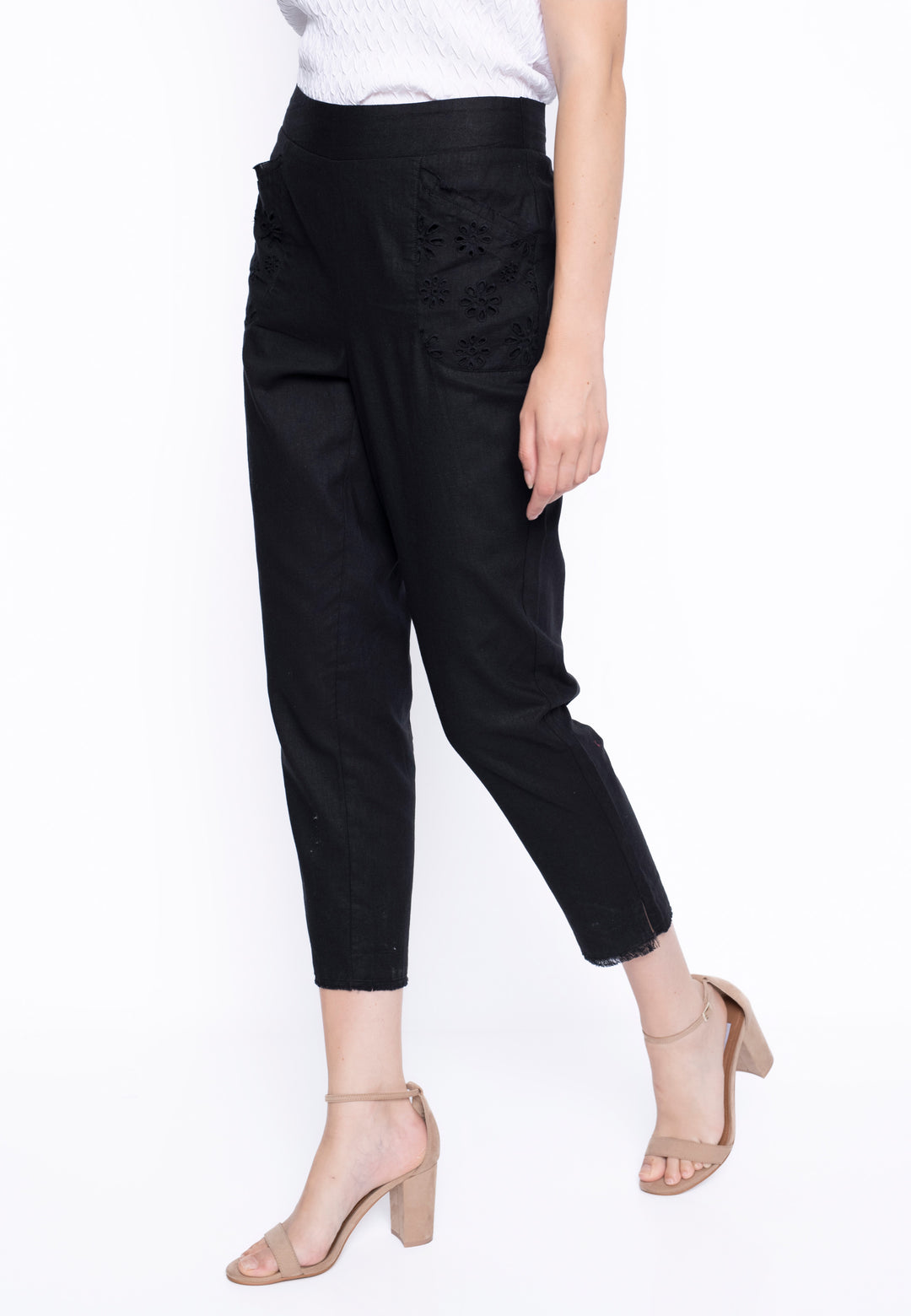 Pull-On Straight Leg Pants