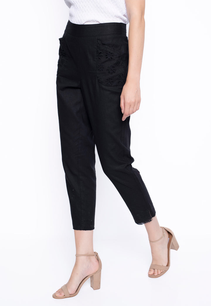 Pull-On Straight Leg Pants