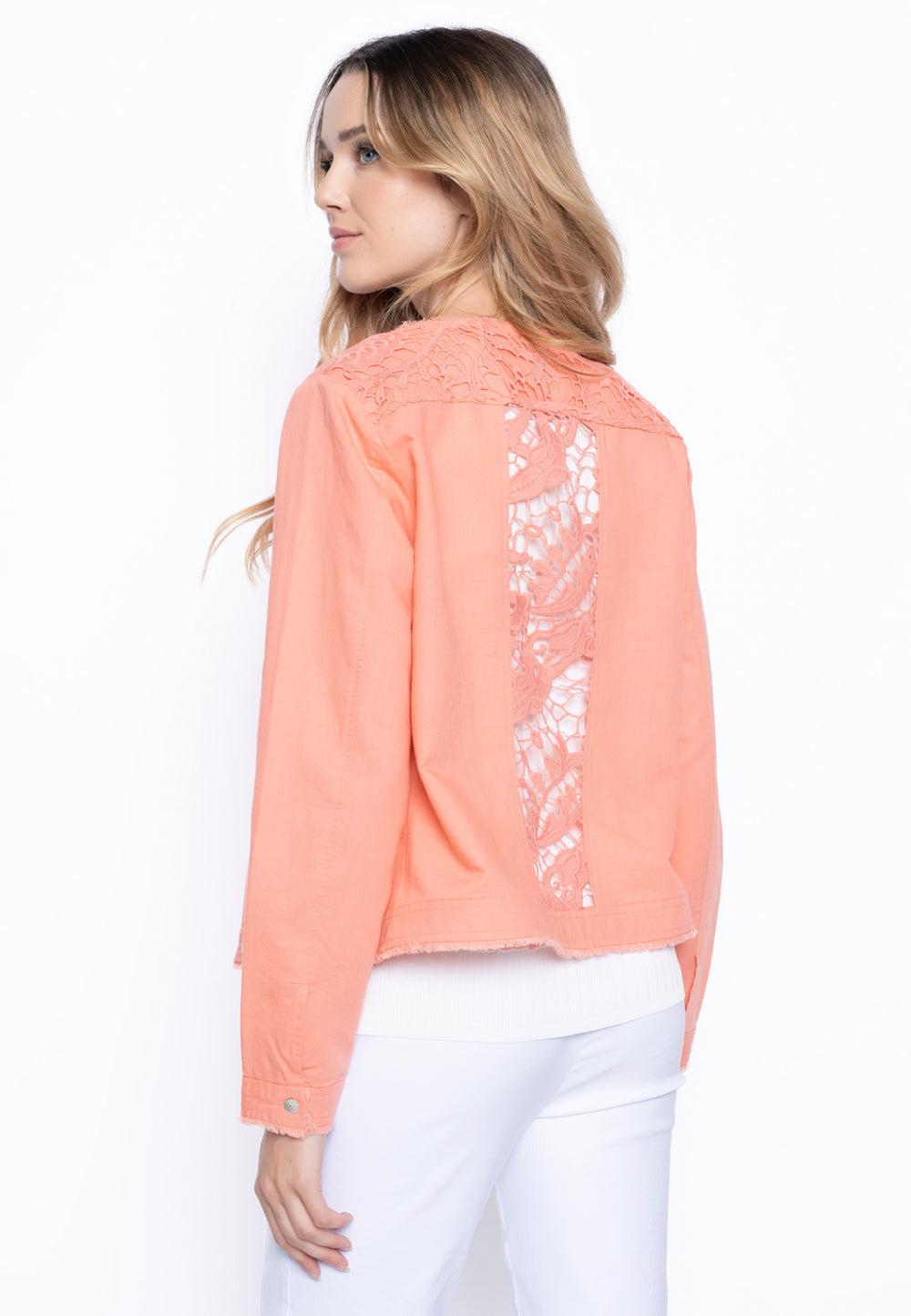 Sally Lace Trim Jacket from KADOU Boutique