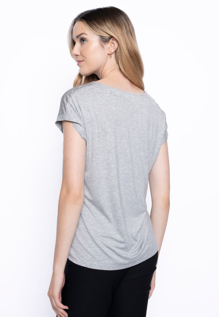 Rhinestone Embellished Top