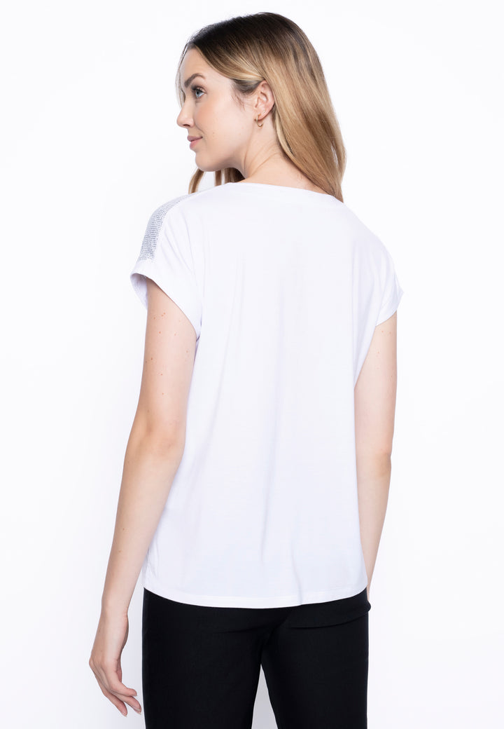 Rhinestone Embellished Top