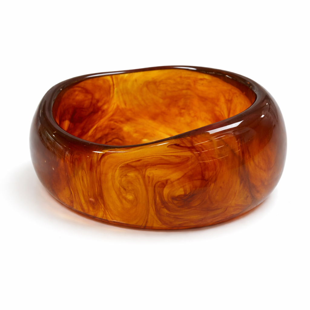 Jessie Brown Acrylic Bangle from KADOU Boutique