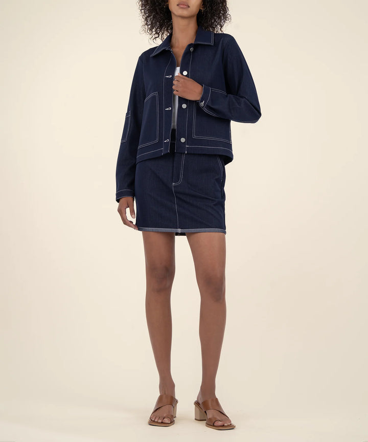 Jolene Collar Denim Jacket