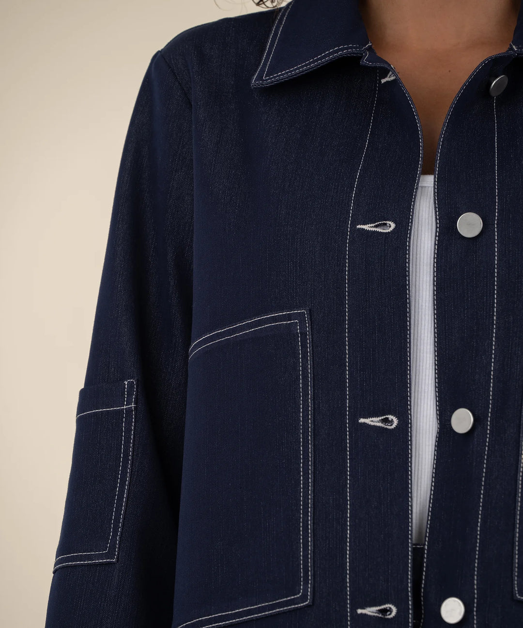 Jolene Collar Denim Jacket