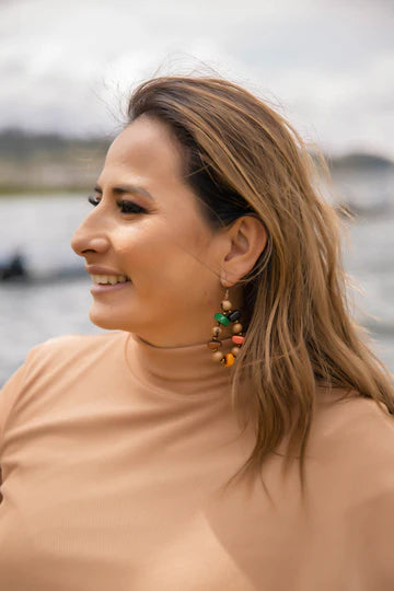 Tagua Julie Earrings