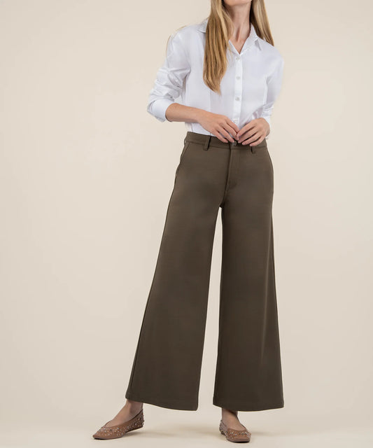 Meg Wide Leg Pants With Trouser Pockets