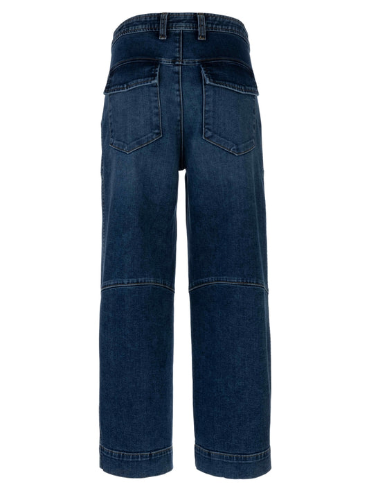 Ashton Wide Leg Barrel Medium Wash Jeans