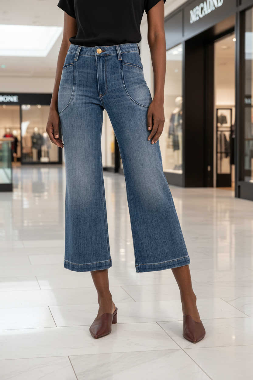 Meg High Rise Wide Leg Jeans