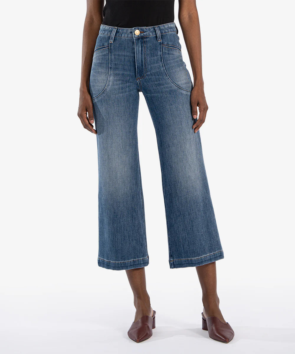 Meg High Rise Wide Leg Jeans from KADOU Boutique