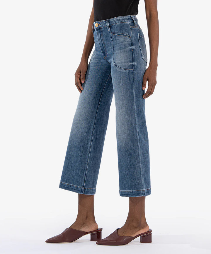 Meg High Rise Wide Leg Jeans