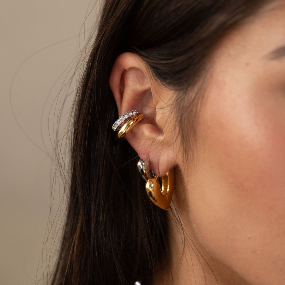 Kendall Two Tone Ear Cuff from KADOU Boutique