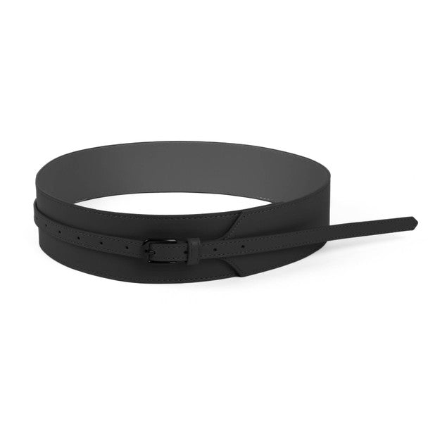 Women Adjustable Wide Buckle Belt from KADOU Boutique