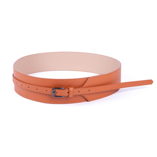 Women Adjustable Wide Buckle Belt