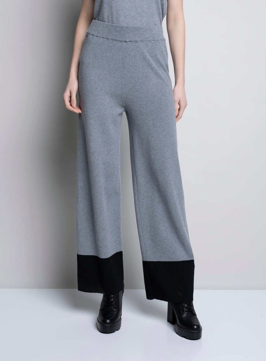 Wide Leg Knitted Pants