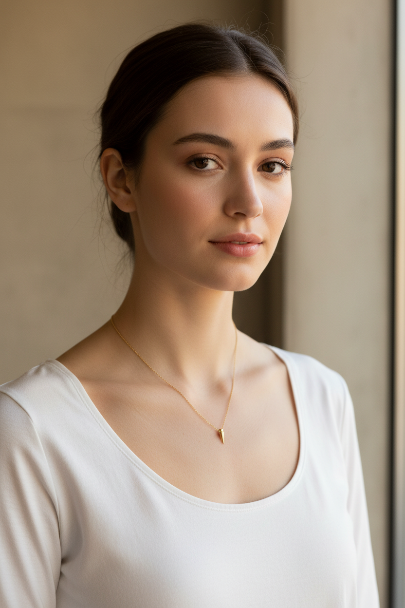 Dainty Cone Necklace