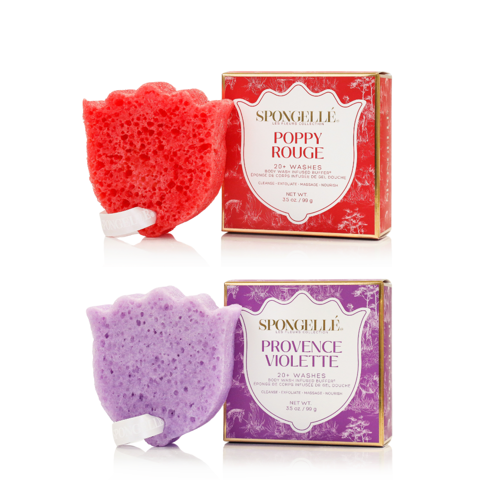 Poppy Rogue &amp; Provence Violette Body Buffer Set from KADOU Boutique