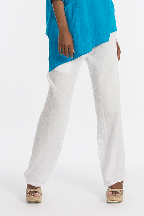 Lisa Cotton Gauze Pants with Pockets from KADOU Boutique