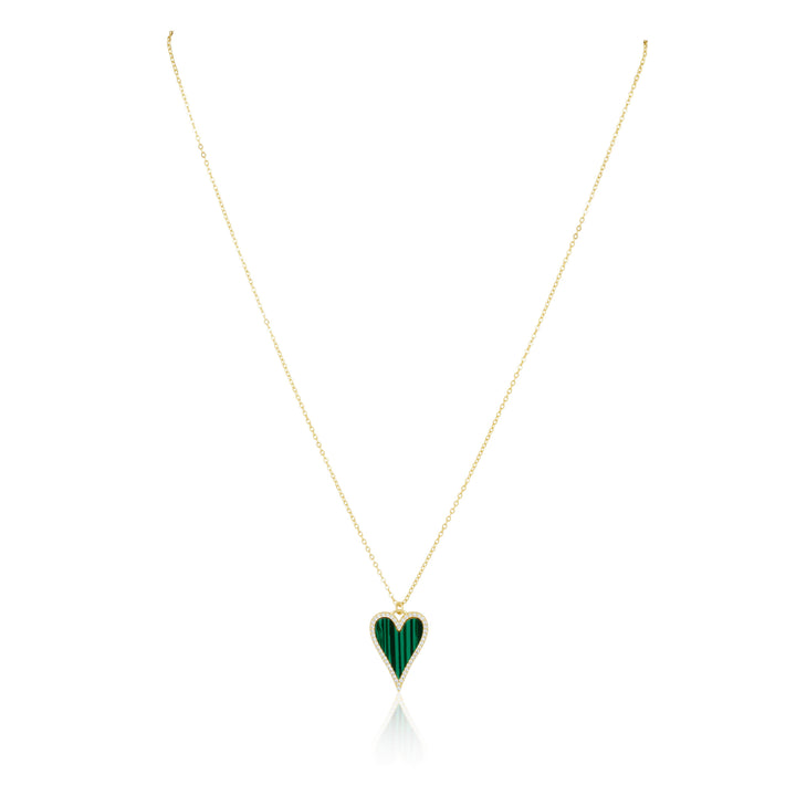 Lucy CZ Heart Necklace